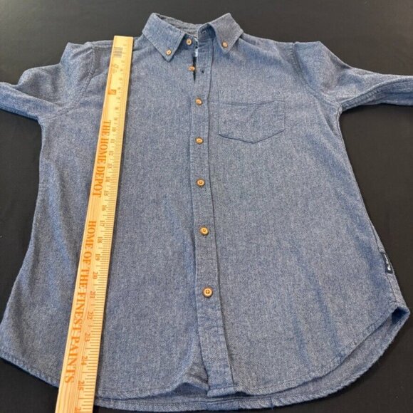 Ben Sherman The Original Mens Chambray Button Down Casual Shirt SZ Small Flannel - Picture 14 of 16